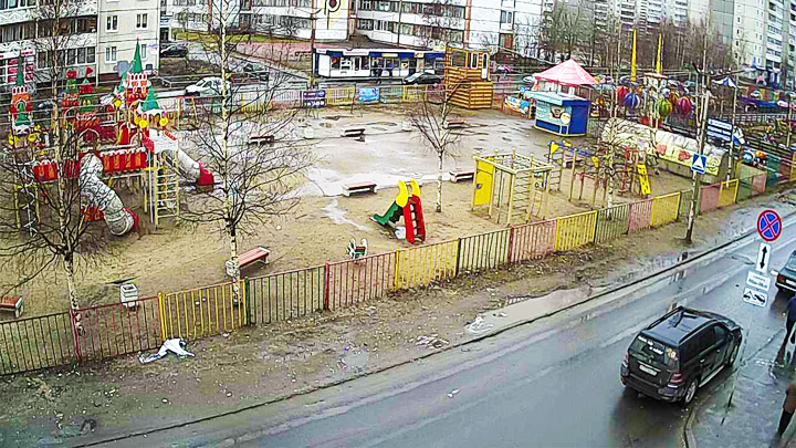 Детская площадка у «Столицы», камера 2 (Петрозаводск, Россия)